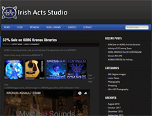 Tablet Screenshot of irishacts.com